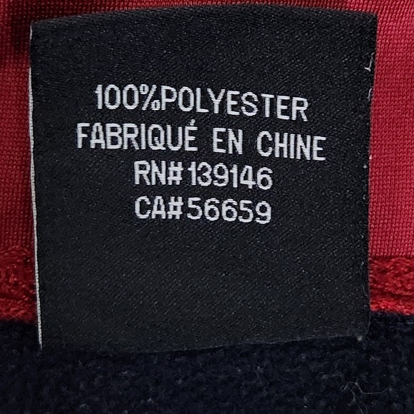 FC Barcelona Track Jacket Full Zip Navy Red FCB Soccer Mens Medium - Picture 6 of 12